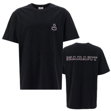 Isabel Marant Logo Embroidered T-Shirt Black 159584253 [P]