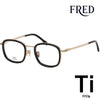 Fred Titanium Eyeglass Frame FG50025U 030 Unisex Horn Rim 62498602 [P]