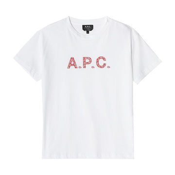 APC COEIO F26354 TAB BLANC/ROUGE T-Shirt Damen 78710183