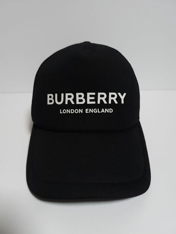 Burberry Black London England Logo Mesh Baseball Cap 8019216 132369769