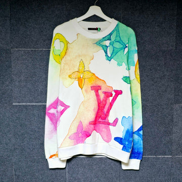 LOUIS VUITTON Wassermalfarbe Sweatshirt 132379271