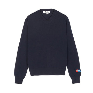 COMME DES GARCONS Invader Double-Wappen Strick AZ N086 051 2 132412417