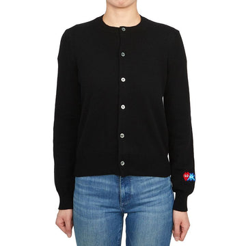 COMME DES GARCONS インベイダー ダブルワッペン レディース カーディガン AZ N087 051 1 132505462 [P]