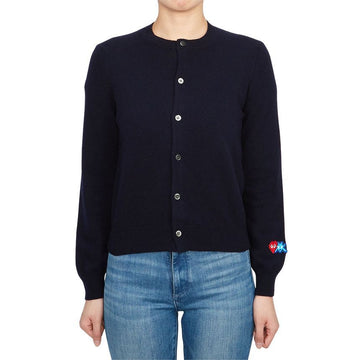 COMME DES GARCONS インベイダー ダブルワッペン レディース カーディガン AZ N087 051 2 132505463