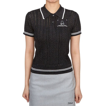 MARK & LONA ゴルフウェア レディース 半袖 Tシャツ MLW 5A AB03 ブラック 132505475