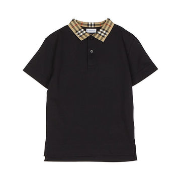 BURBERRY Kinder Karierter Kragen Kurzarm-T-Shirt 8105570 132505492