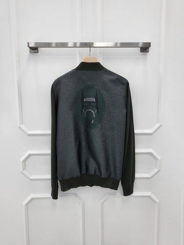 Hermes Batman Cashmere Cardigan Green L 132506267