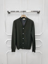 HERMES Batman Cashmere Cardigan Grün L 132506267 [P]