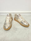Valentino Uppillager Metallic Leather Sneakers 132511315 [P]