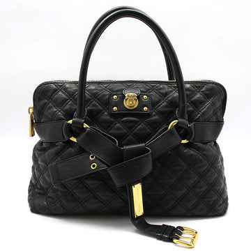 MARC JACOBS Schwarze gesteppte Leder Bruna Tote Bag A+ 132511962