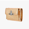VIVIENNE WESTWOOD メタリッククリンクルフラップパーススモール財布 stamp: 5115002TW L00A7 R401 144732155 [P]