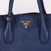 Prada Vitello Blue Large Tote and Shoulder Bag BN2694 132553201 [P]