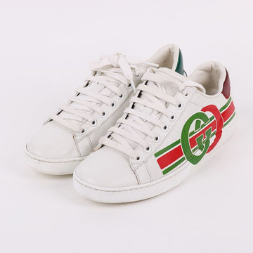 GUCCI Weiße Interlocking Logo Damen-Sneaker 577145 132553363