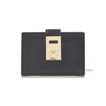 SALVATORE FERRAGAMO Hug Kartenetui 22 0552 NERO 0770880 SS25 132698339