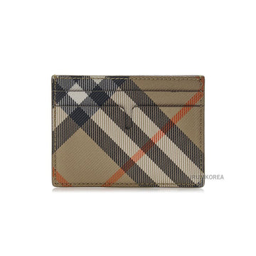 Burberry MS SANDON BIN A2021 SS25 Men's Check Card Case 132698409