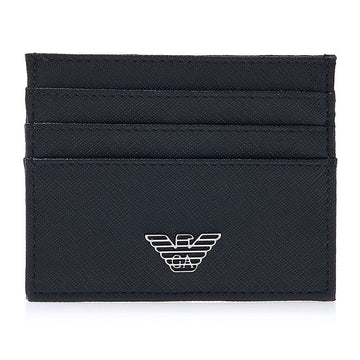 Emporio Armani Y4R173 Y138E 81072 SS25 Men's Logo Leather Cardholder 132698420