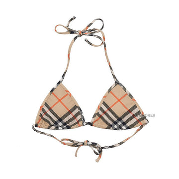 BURBERRY W ES24 WW SIC B9368 SS25 Damen Sand Check Top Badeanzug 8100759 132698753