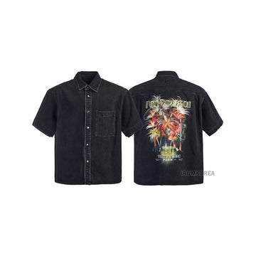 WOOYOUNGMI Herren Denim Hemd 132698812