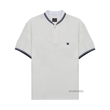 NEEDLES OFF WHITE SS25 メンズ ショール ポロ Tシャツ 132698848