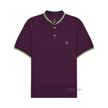 NEEDLES BORDEAUX SS25 Herren Schal Polo T-Shirt 132698855