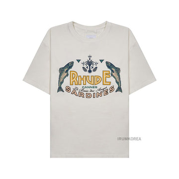 RHUDE Sardinen T-Shirt für Männer 0241 SS25 09012 132698910