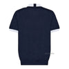 KITON V110A ホワイト ダークブルー SS25 メンズ ポロ シャツ 132699070 [P]