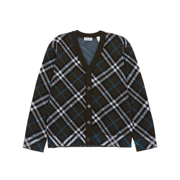 BURBERRY Kinder Karo Strickjacke (Erwachsene tragen möglich) 8104296 132707751