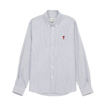 AMI Striped Shirt BFUSH063 CO0087 039 (Unisex) 132707776 [P]