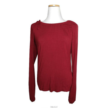 ETRO Burgunder Rüschenbluse 44 55 132715385