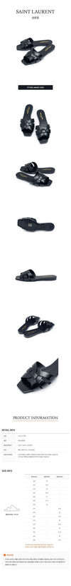 SAINT LAURENT フラットサンダル 571952-AAAZY-1000 65274138 [P]