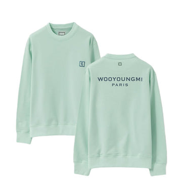 Wooyoungmi 25SS Back Logo Sweatshirt Mint W251TS27 725M 132720200