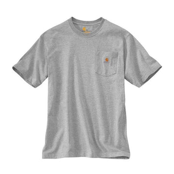 CARHARTT ポケット 半袖Tシャツ ヘザーグレー K87-HGY 117649416 [P]
