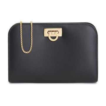 SALVATORE FERRAGAMO 女性用チェーンクロスバッグ 21 8352 NERO 0771651 132746472