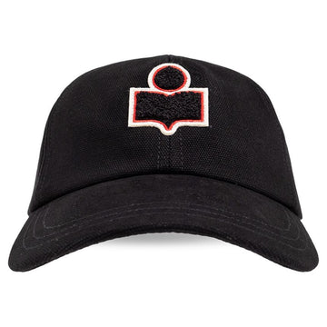 ISABEL MARANT 25SS TYRON Logo-Patch Baseball-Cap Schwarz C1C01A 01BK 132771219
