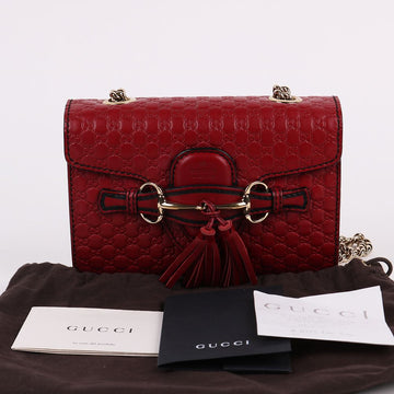 GUCCI Rote Sima Emily Mini Crossbody 449636 132809990