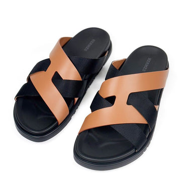 HERMES カジミールレザー メンズサンダル イズミル H251975ZH 132810286
