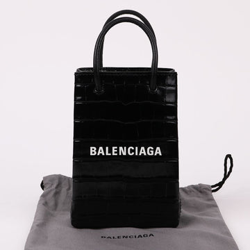 BALENCIAGA フォンホルダー ブラック ミニ クロスバッグ 593826 132811440
