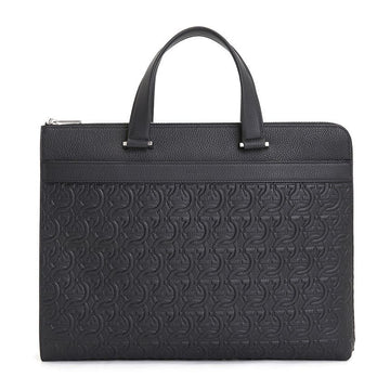 Salvatore Ferragamo Men's Briefcase 24 1481 NERO 0769485 78001276