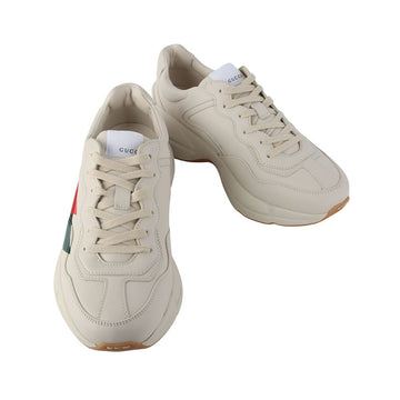 Gucci 523535 Three-Stripe Laiton Sneakers 7 1/2 132839041