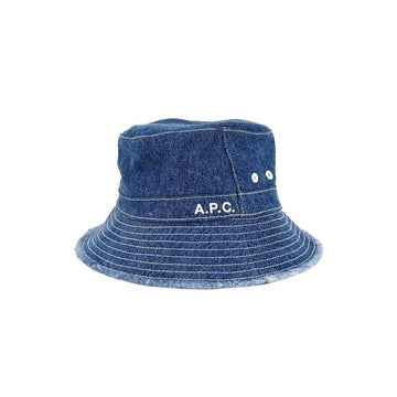APC Logo Print Bucket Hat Indigo COGUK M24120 IAL 53590788