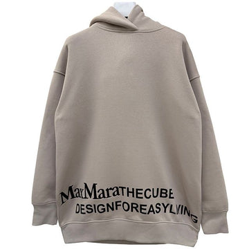 MaxMara S MAX MARA FELPA Embroidered Logo Hoodie Beige (004) 2519921021600 132883336