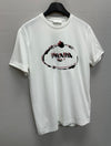 PRADA Besticktes Logo T-Shirt (66) 132886627 [P]