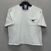 Prada Triangle Logo Cotton T-Shirt (77) 132886695 [P]