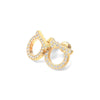 Salvatore Ferragamo Gancini Crystal Large Earrings 152196807 [P]