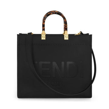 FENDI Sunshine Rom-Lettering-Logo Mittelgriff Tote Bag 8BH386 ABVL F0KUR 146860328 [P]