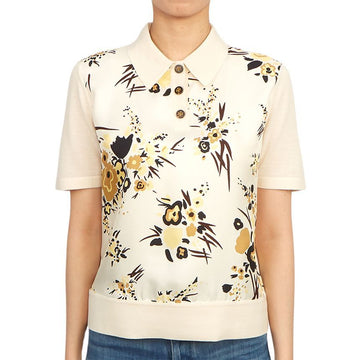 TORY BURCH Damen Kragen Kurzarm-T-Shirt 147959 285 62098159