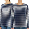 Saint James Mingquire Modern Stripe 9858 FA Unisex Long Sleeve T-Shirt 31413361 [P]