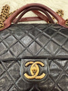 CHANEL Castle Lock Vintage Leather Top Handle Bag 19 Series A67801 132922822 [P]