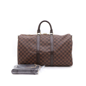 LOUIS VUITTON N41428 Damier Ébène Keepall Bandoulière 45 132955340