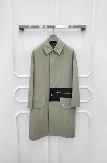 HERMES Lederpatchmantel 48 132955427